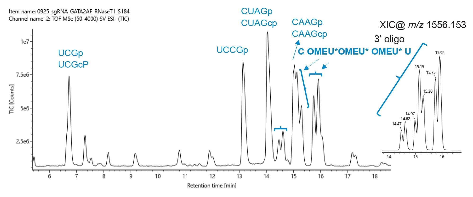 CRISPR Single Guide RNA Characterization By IP RP LC MS With A Premier