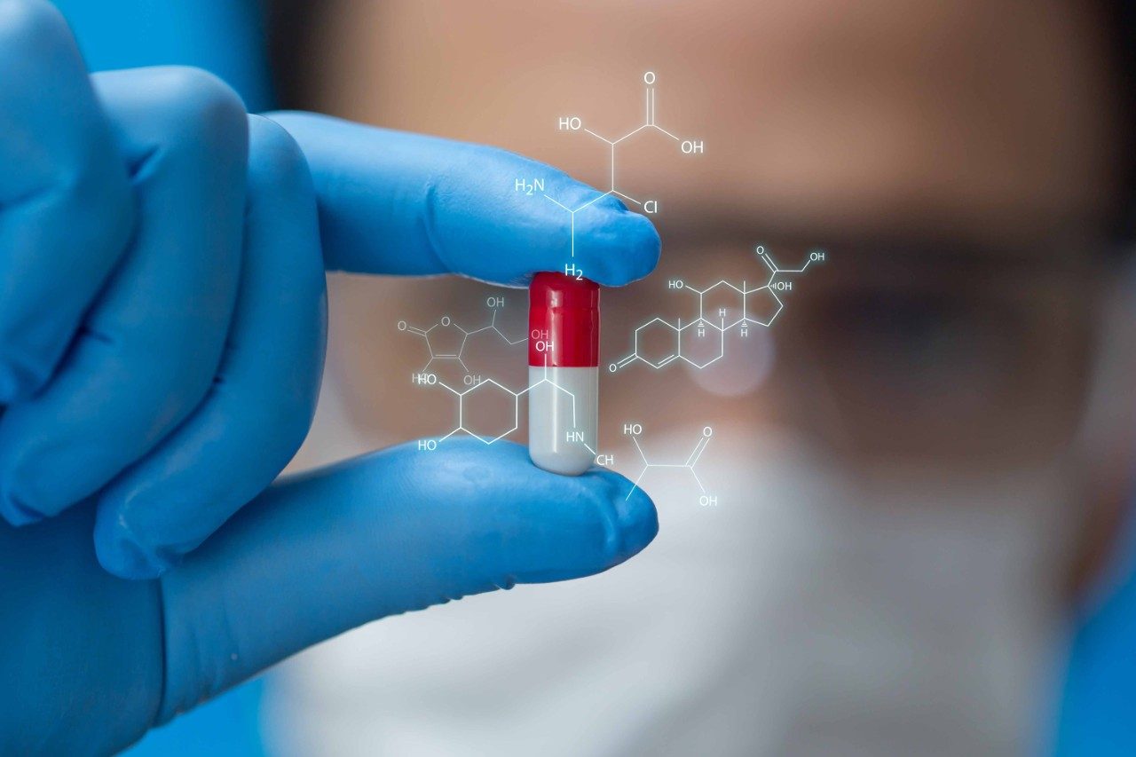 Analysis of pharmaceutical pill