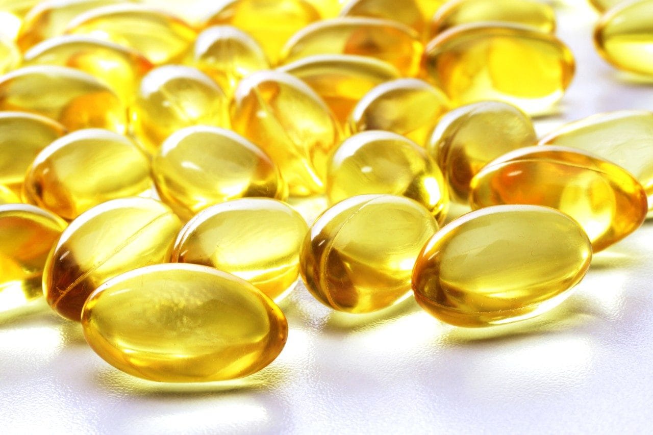 Vitamin E capsules