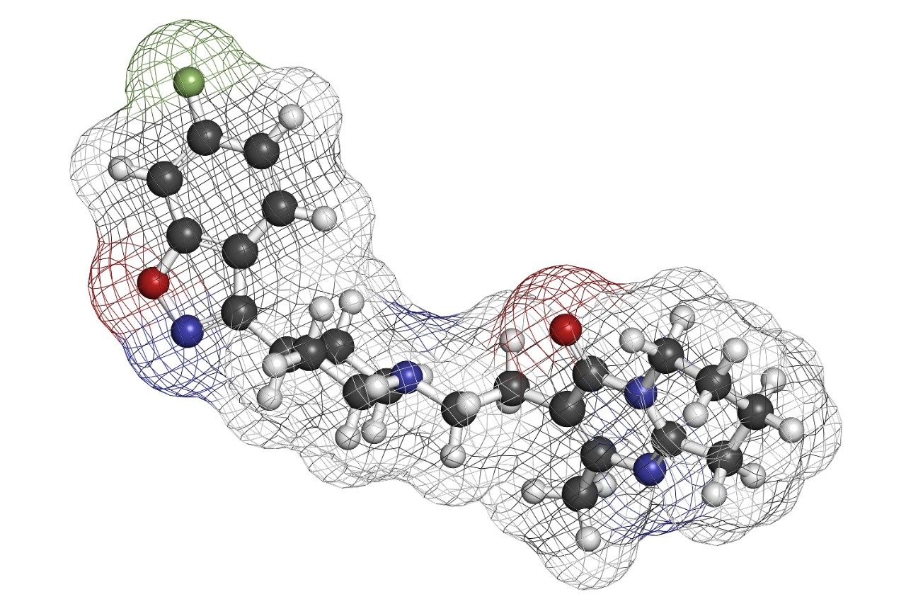 Risperidone molecule structure