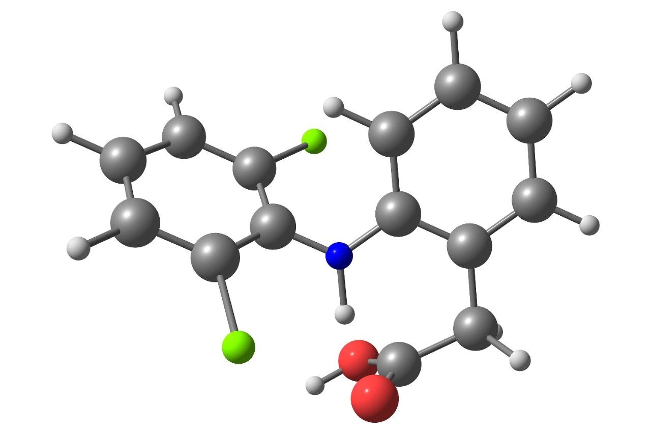 Diclofenac molecular structure