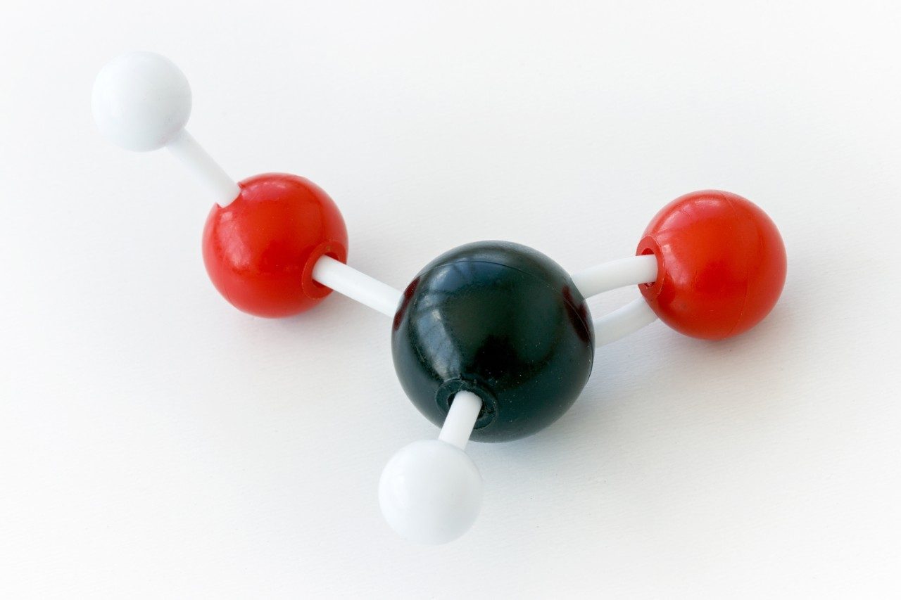 Formic acid molecule structure