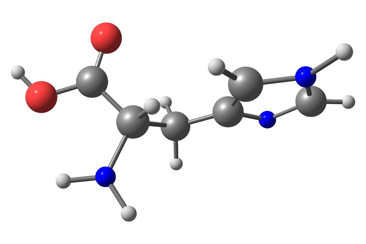 Histidine acid molecule structure