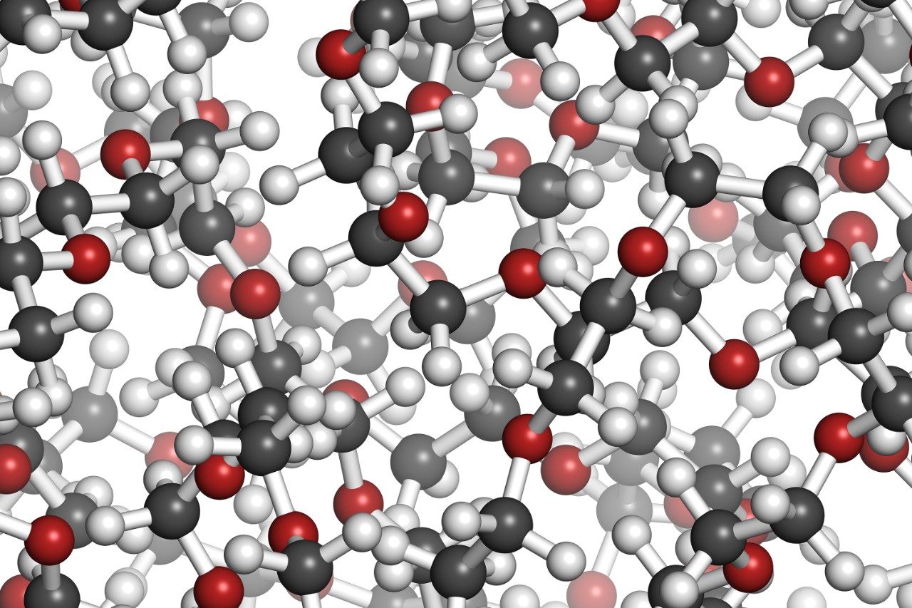 Polyethylene glycol (PEG 10.000) molecule