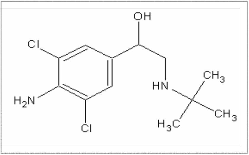 Clenbuterol structure