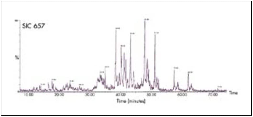 A glycopeptide separation