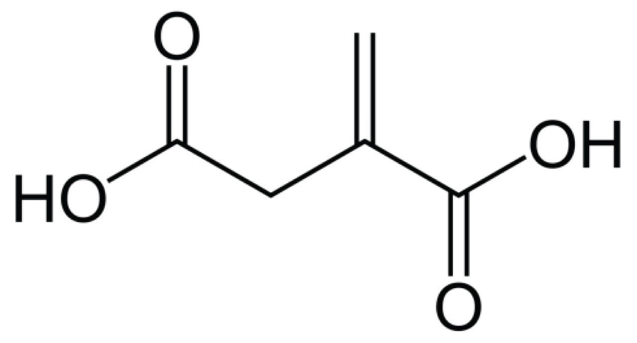  Itaconic acid structure