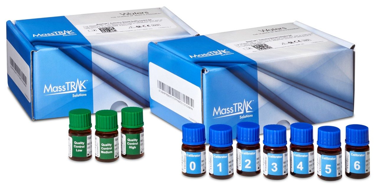 The Waters MassTrak Endocrine Steroid Calibrator and Quality Control Set