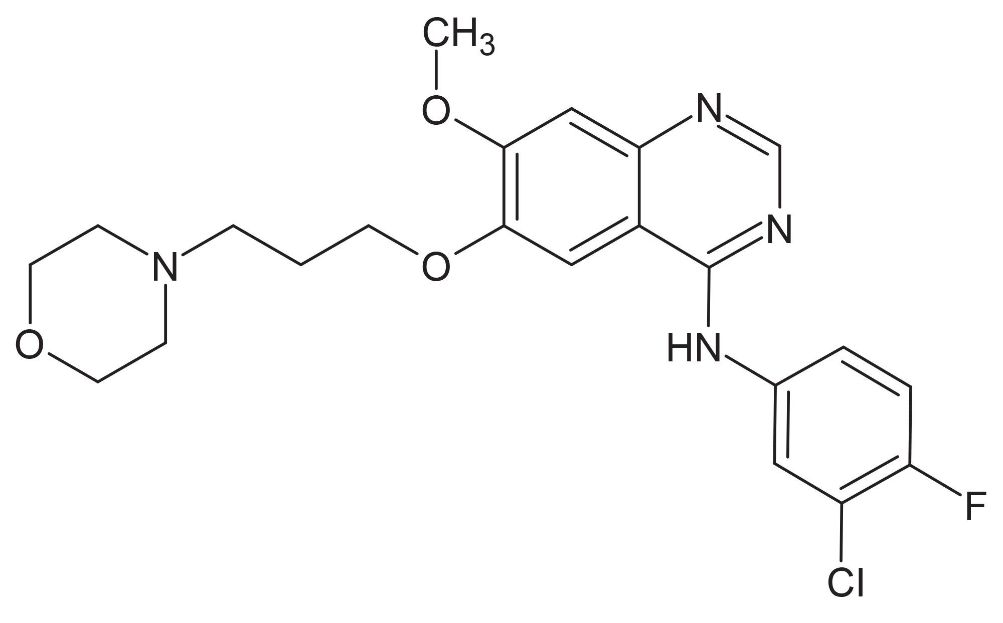 吉非替尼的结构