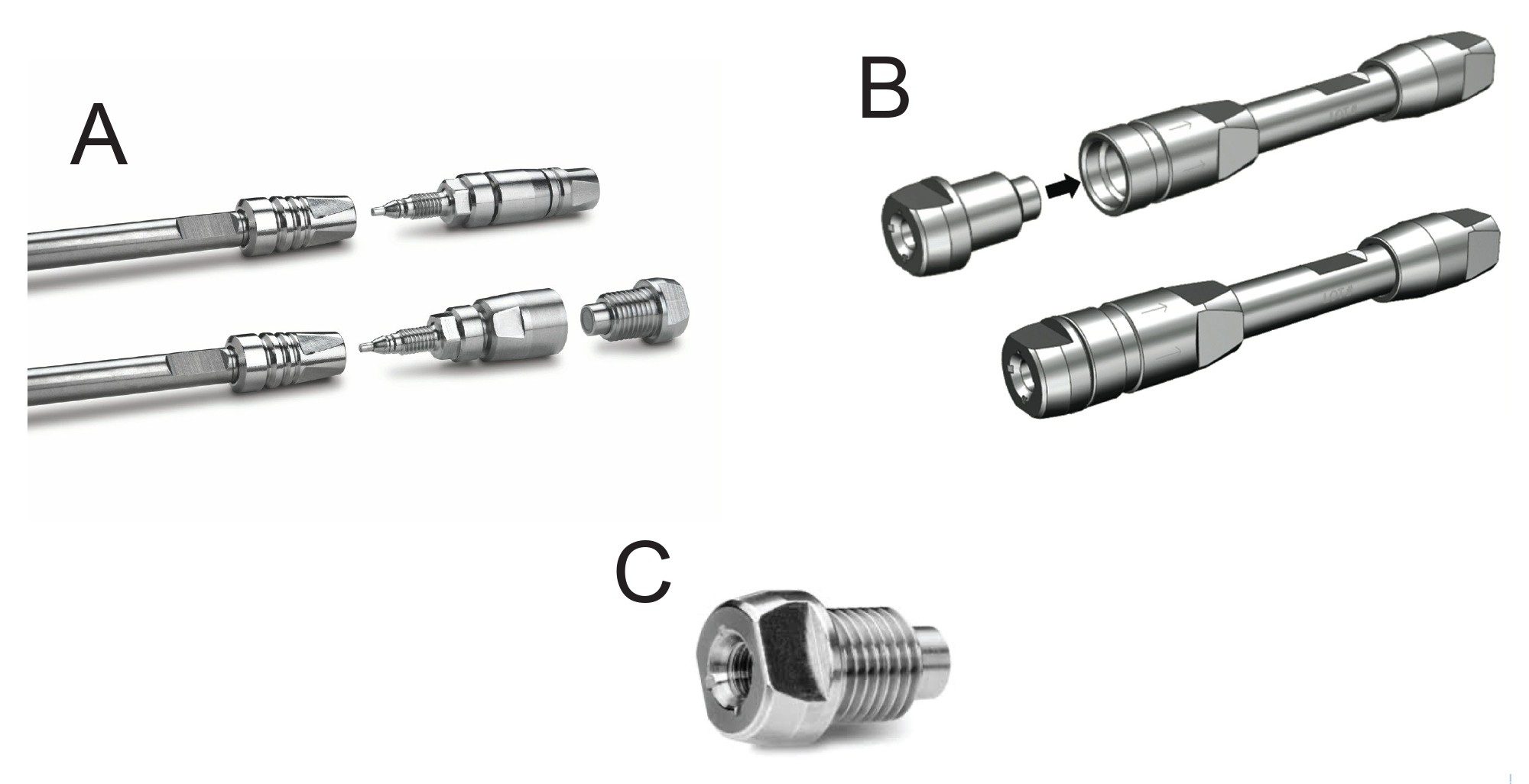 Guard column and cartridge designs