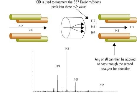 Endosulfan-ß Product Ion Spectrum.