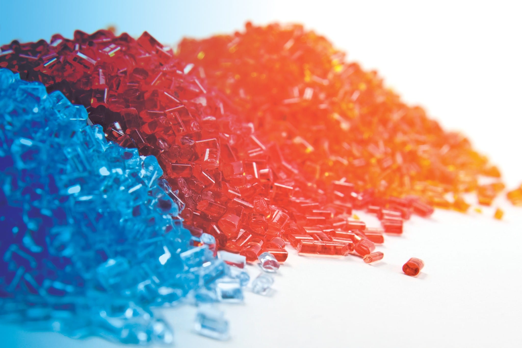 Granules de polymère plastique