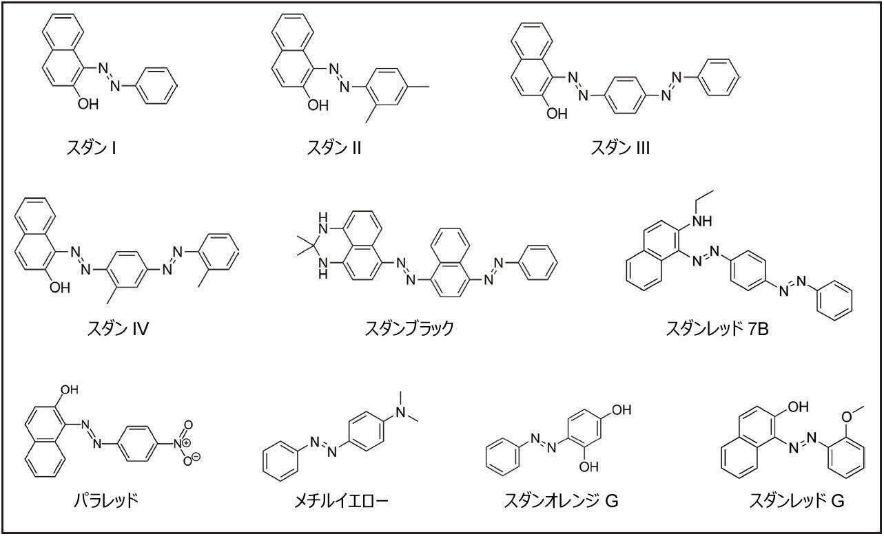 この試験で使用したスーダン色素