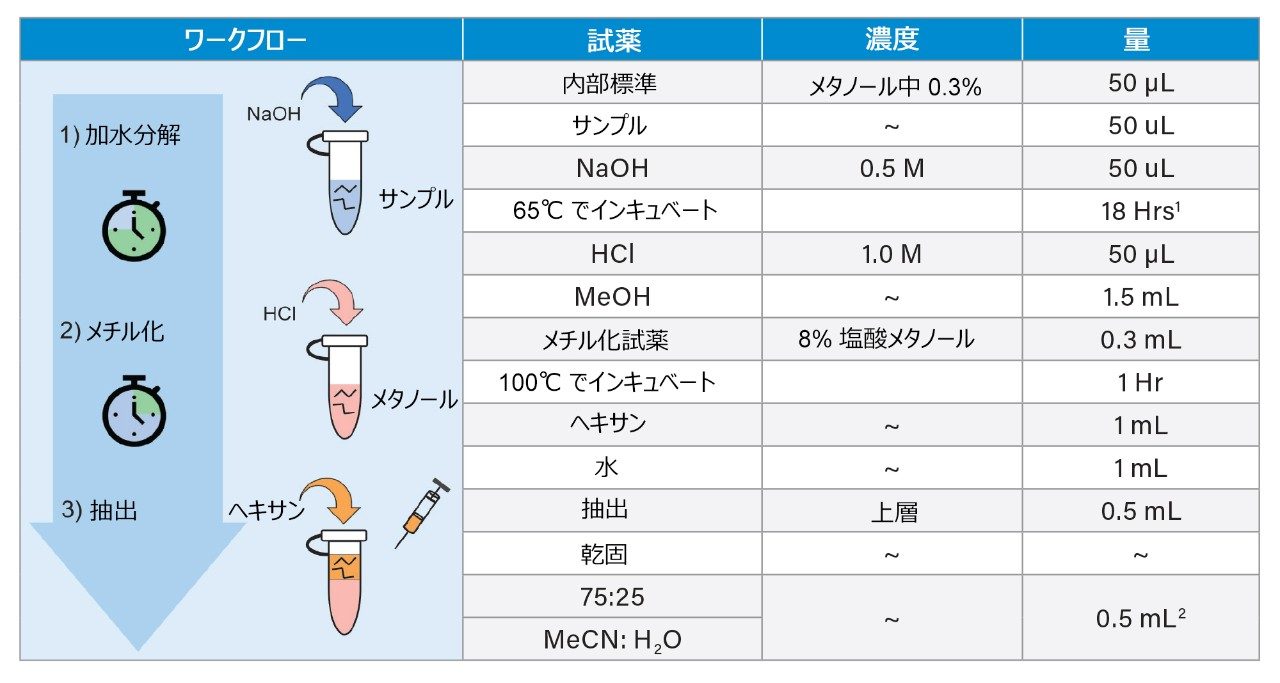 最適化したサンプル前処理法